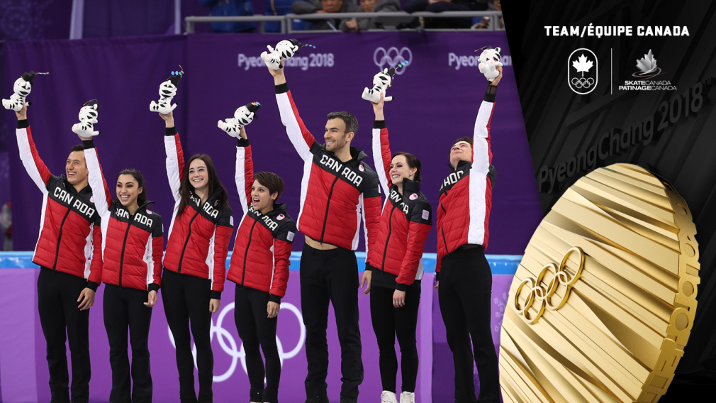 Figure skaters win Team Canada’s first gold of PyeongChang 2018